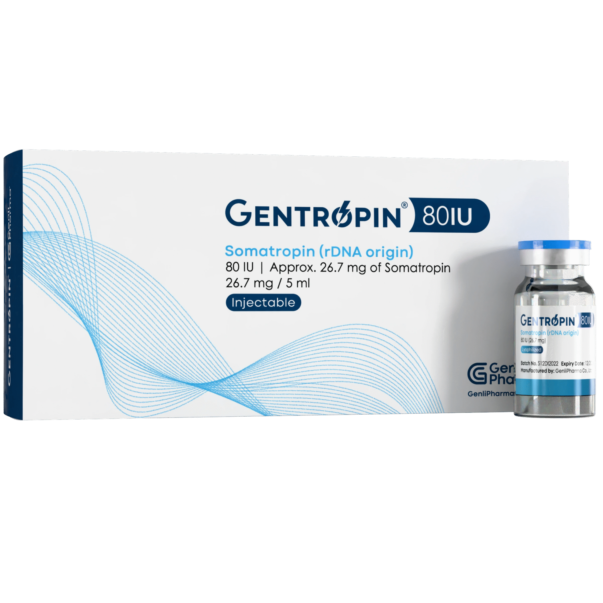 GENTROPIN 80 IU GENLI PHARMA