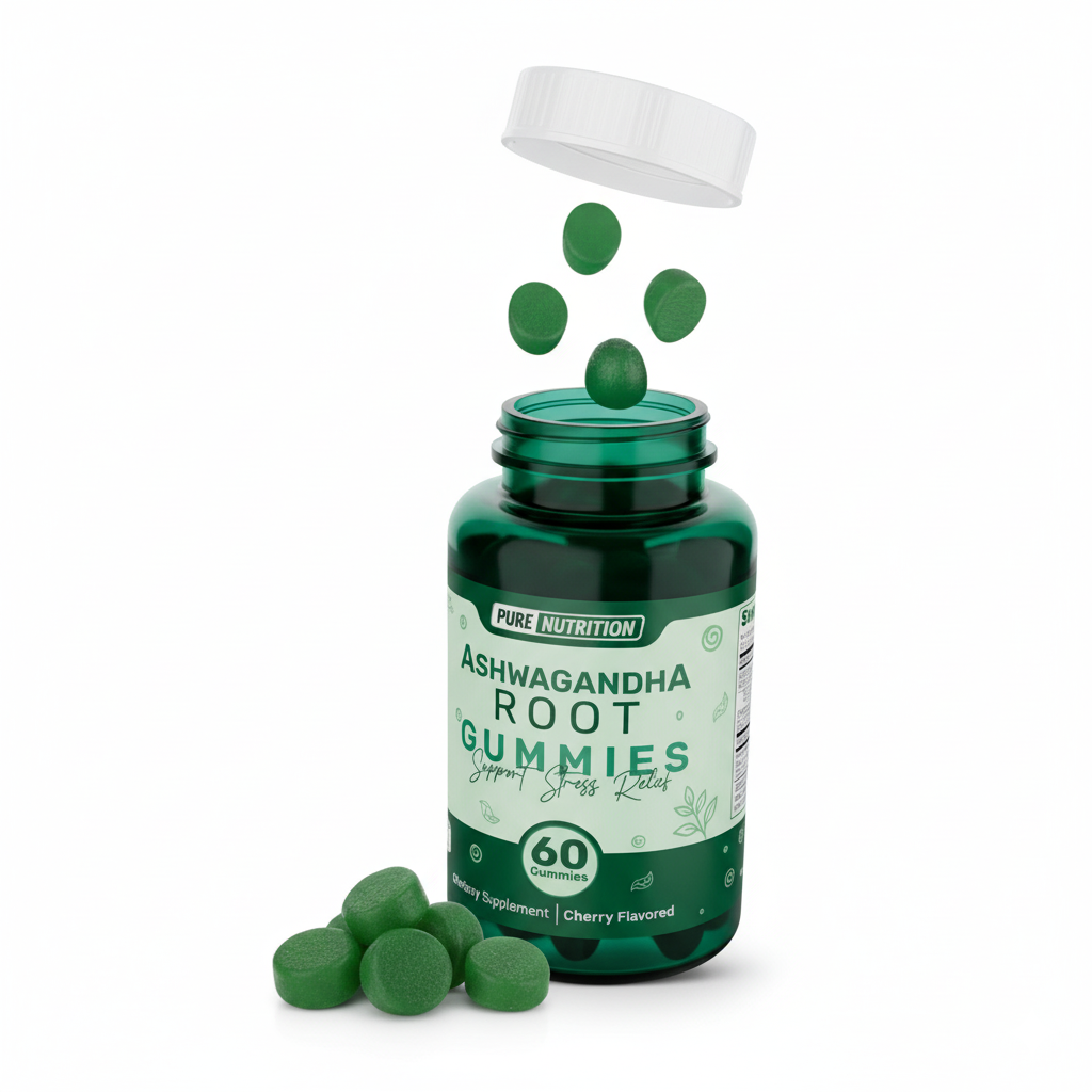 Ashwagandha Root Gummies 60 gomitas Pure Nutrition