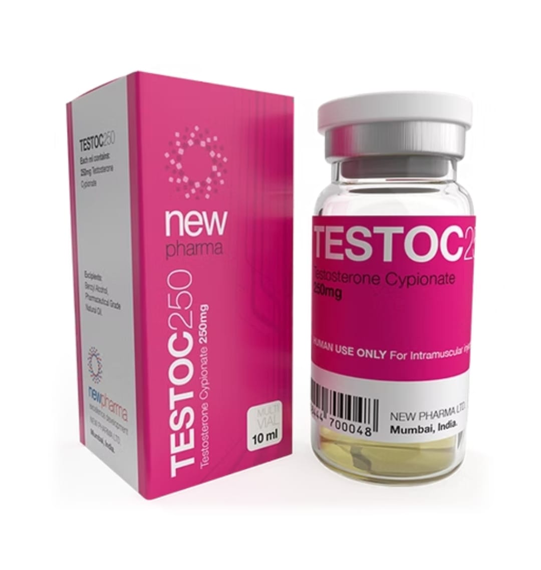 TESTOC 250 New Pharma (Cipionato de Testosterona) 250mg/ml