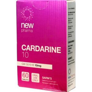 CARDARINE 10 New Pharma (GW-501516) 10mg - 60 Tabs